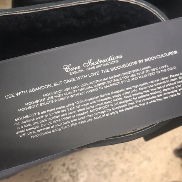 MoovBoot LE SIGNATURE Tall Rubber/Sheepskin Winter Boots - Picture 6 of 6